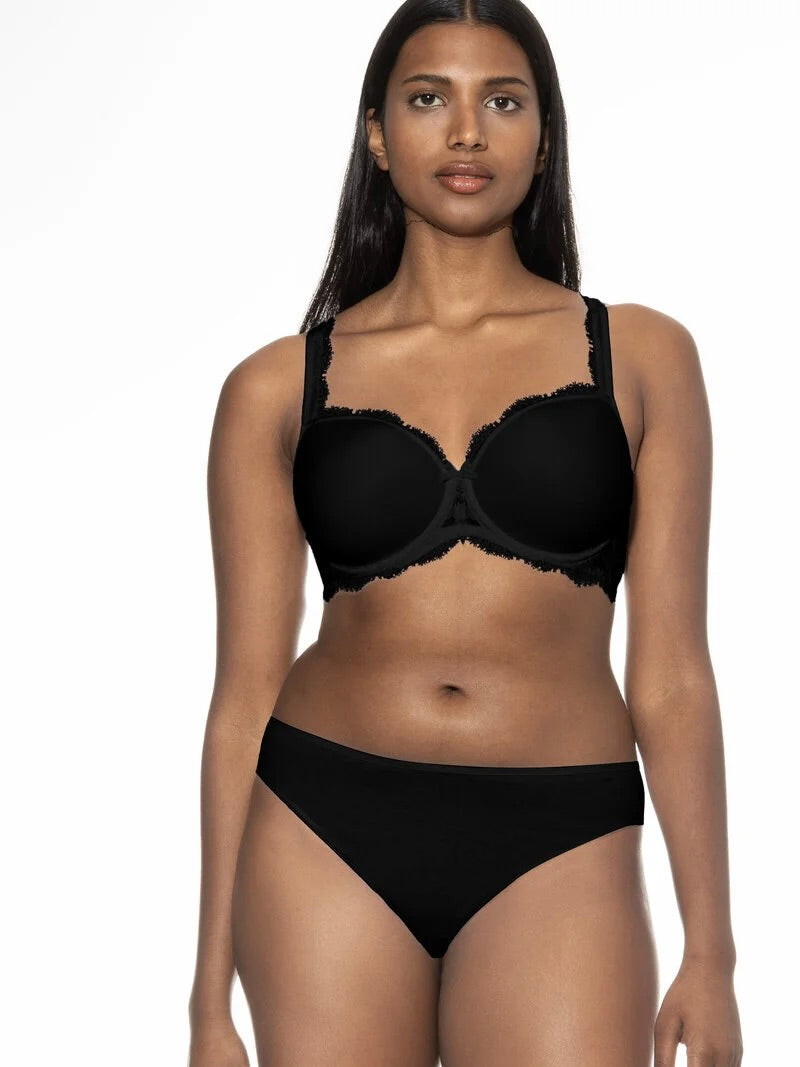 Amazing Half Cup Spacer Bra Black