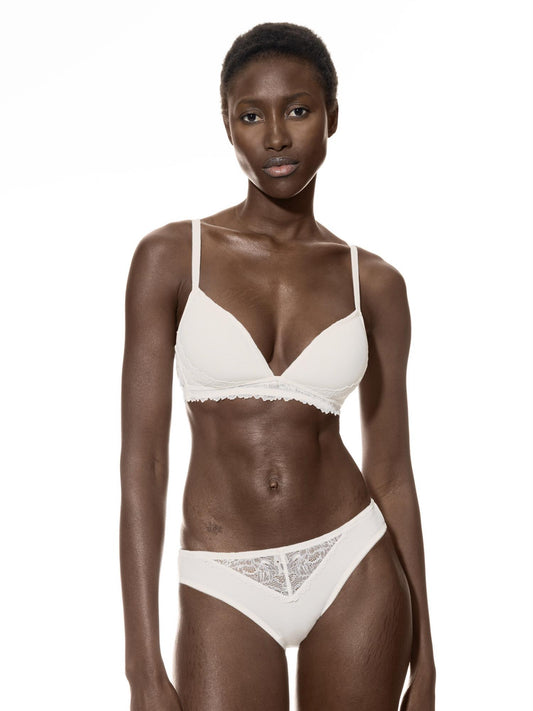 Luxurious Non-Wire Bra Champagne