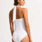 Halter Bandeau One Piece White