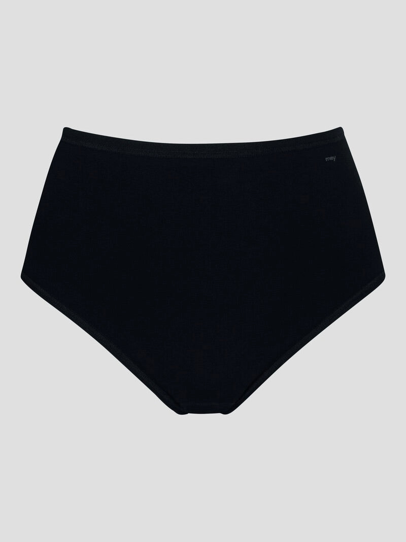 Superfine Organic Waist Pants Black