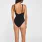 V-Neck Swimsuit Black
