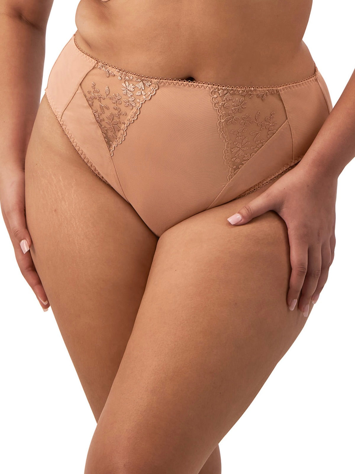 Zarla High Leg Brief Cafè Latte