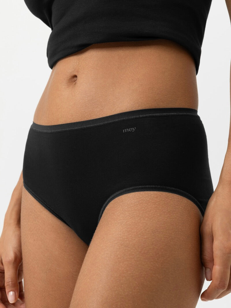 Superfine Organic Waist Pants Black