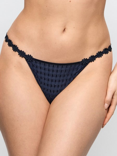 Avero Thong Velvet Blue