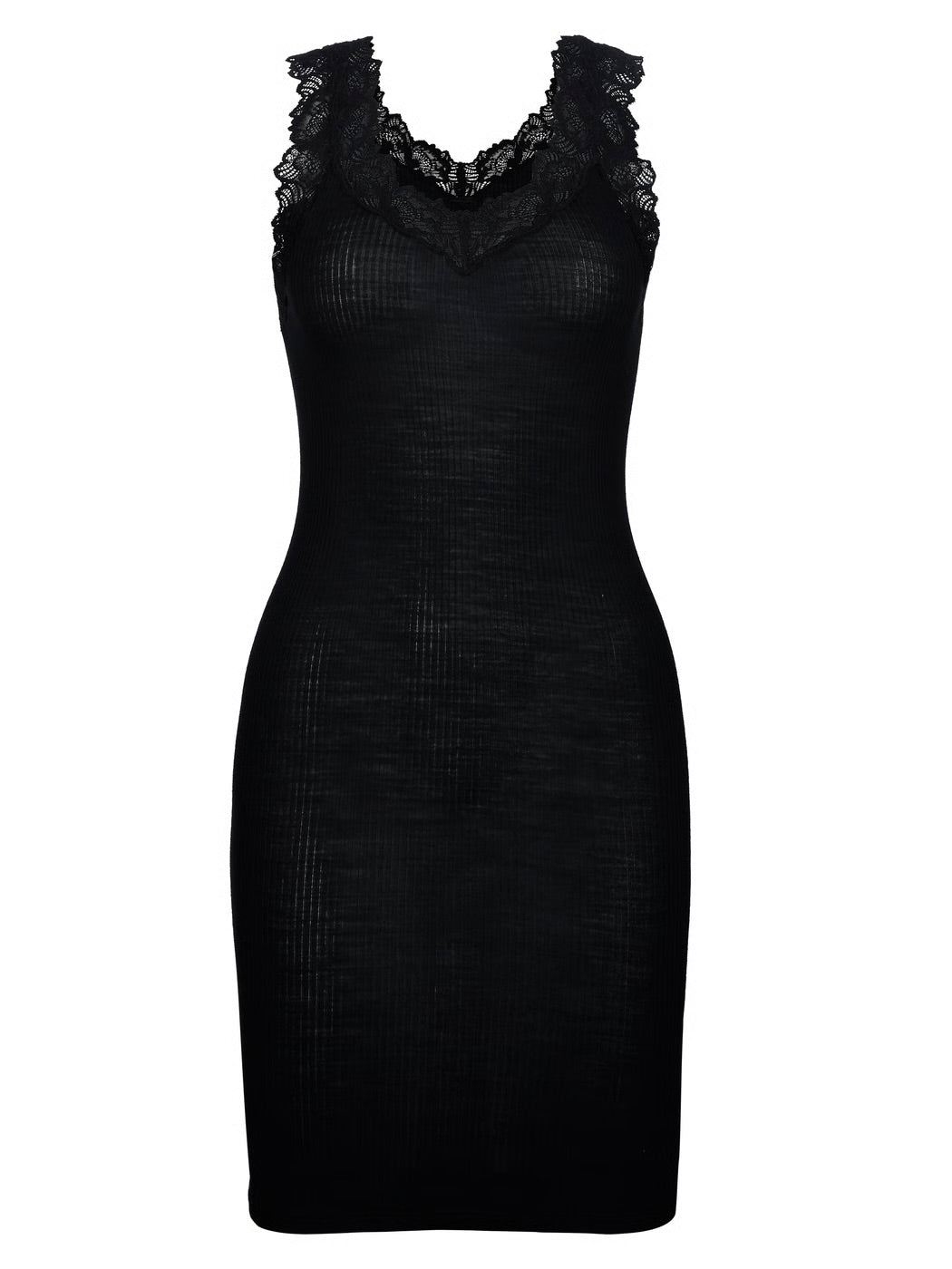 Silky Wool Joy Dress Black