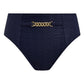 Azores Midnight High Waist Bikini Brief