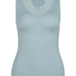 Silky Wool Joy Tank Top Sterling Blue
