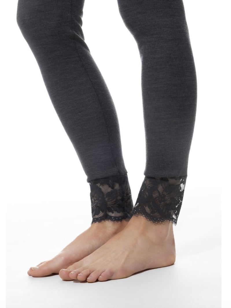 Wool Love Leggings Full Length Thunder Grey