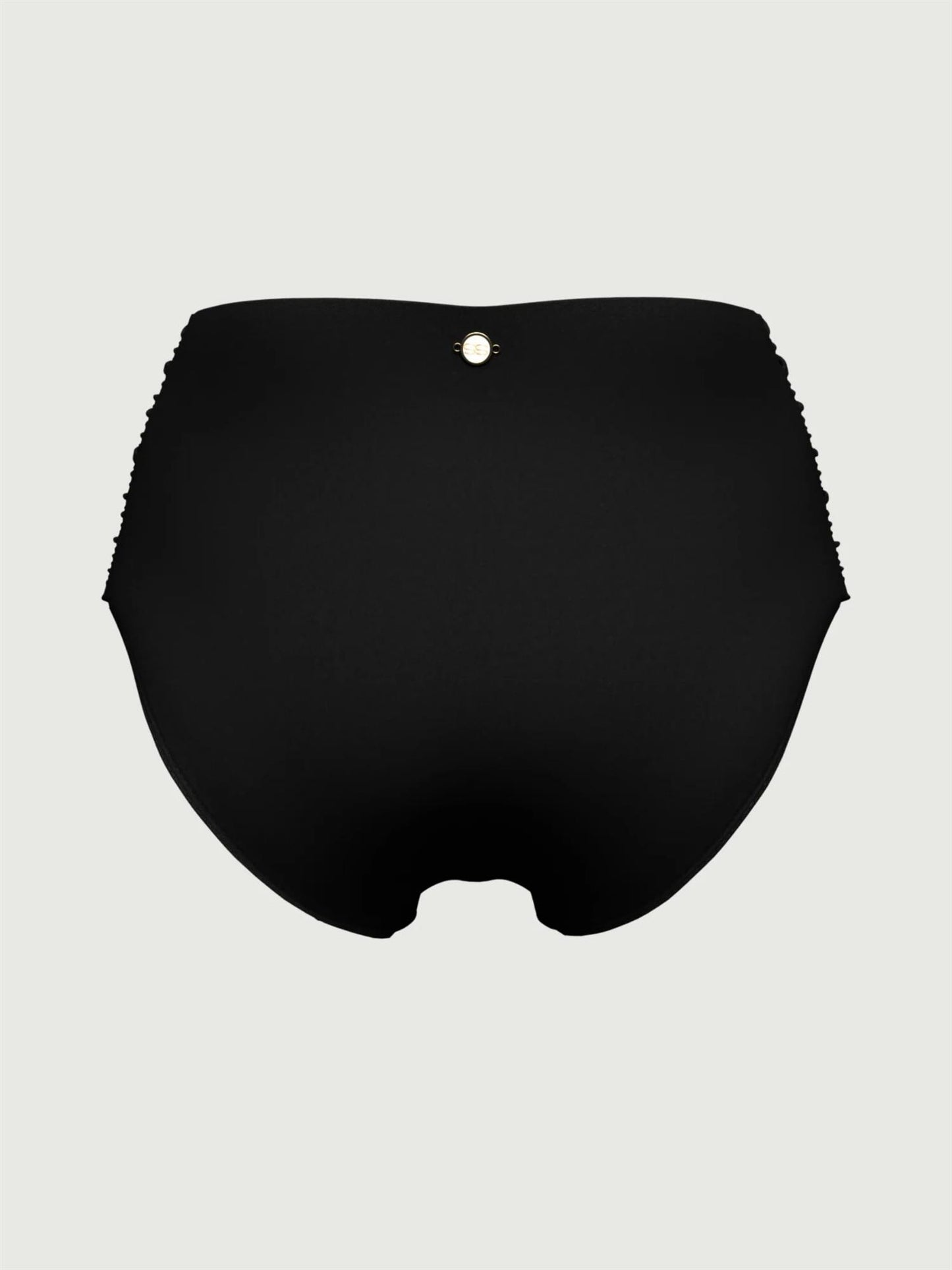 High Waist Ruched Pant Black