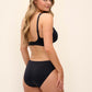 Marissa Mid Rise Bikini Brief Black