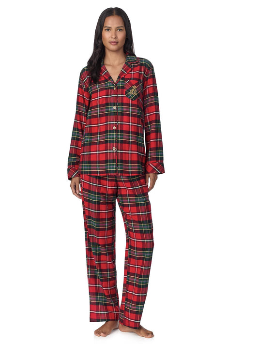 Red Plaid PJ Set