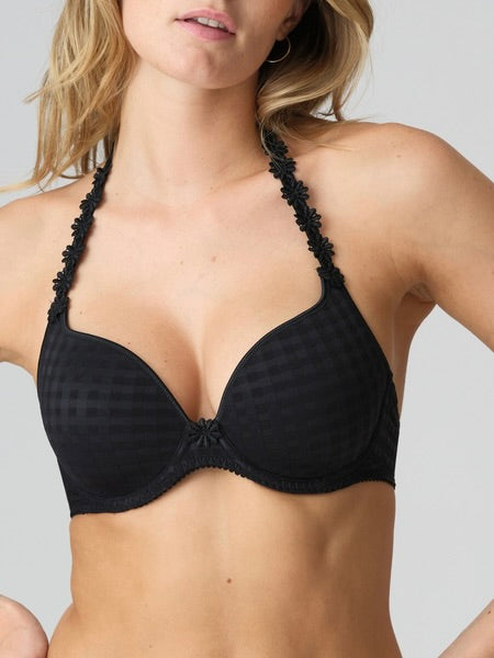 Avero Padded Bra Heart Shape Black