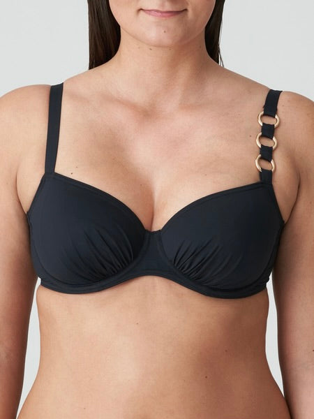 Damietta Full Cup Bikini Top Black