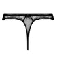 Dressing Floral Thong Black