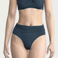 Solid Ruched Classic Pant Deep Jade