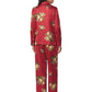 Red Fl PJ Set