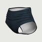 High Waist Ruched Pant Deep Jade