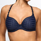 Avero Padded Heartshape Velvet Blue