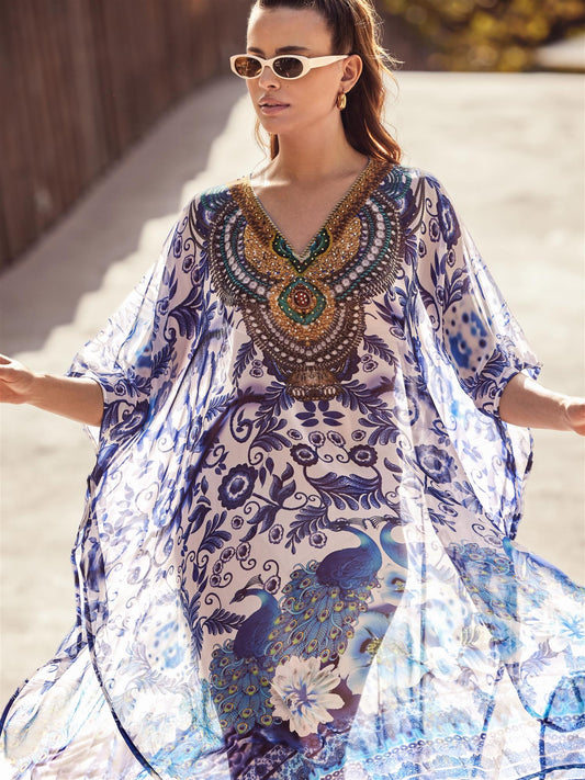 Kaftan Blue Multi