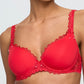 Jane Padded Heartshape True Red