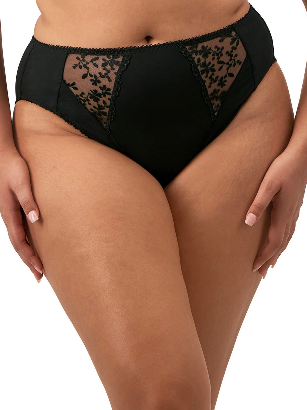 Zarla High Leg Brief Black