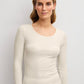 True Confidence Long-Sleeve Shirt Pearl Cream
