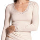 Richesse Lace Shirt Long Sleeve Ivory