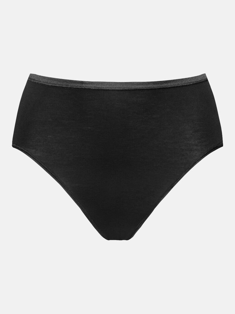 Modal Pure Waist Pants Black