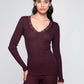 Wool and Silk Long Sleeves shirt with Lace