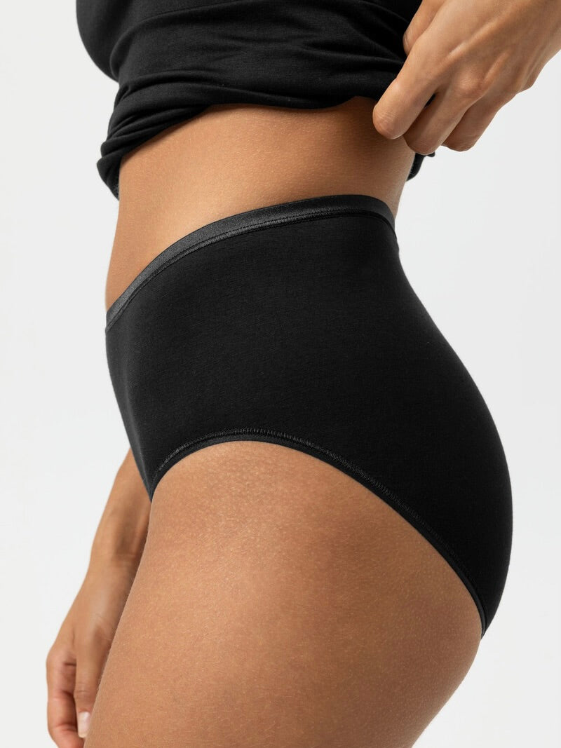 Modal Pure Waist Pants Black