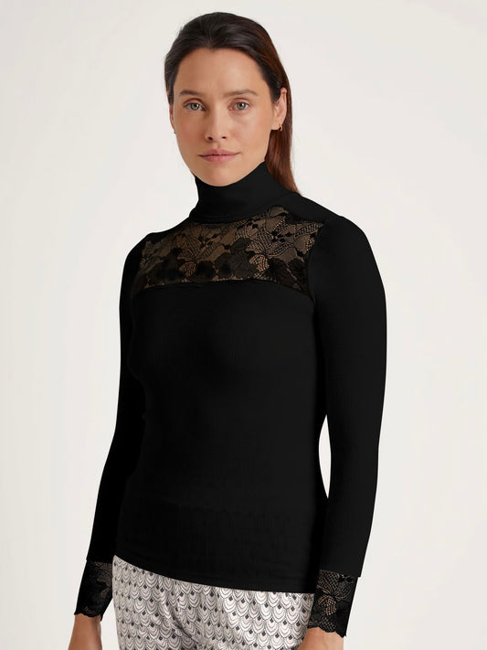 Silky Wool Glam Black