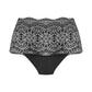 Lace Ease Invisible Full Brief Black