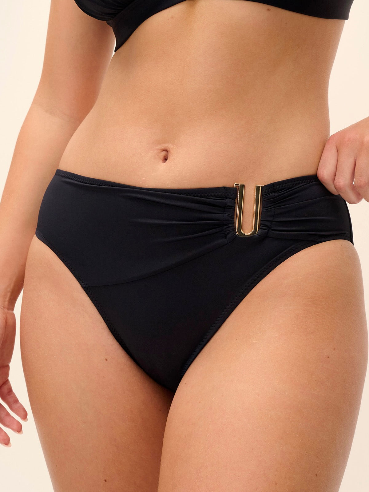 Marissa Mid Rise Bikini Brief Black