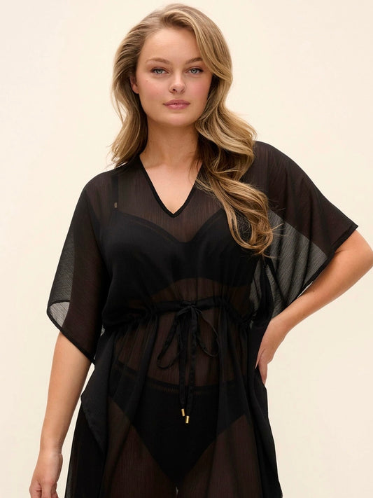 Nauru Black Kaftan