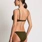 Beach Club Logo Bikini Pant Dark Olive