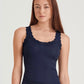 Richesse Lace Tank Top Eclipse Blue