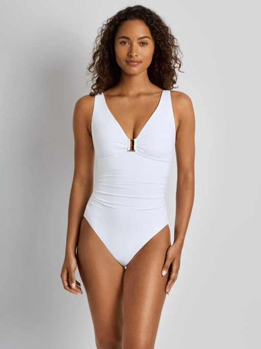 Beach Club Ring OTS UW Swimsuit White