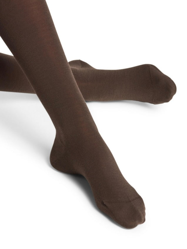 Softmerino Stømpebukse Dark Brown