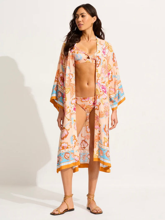 Seafolly Spring Festival Kimono in Nectar