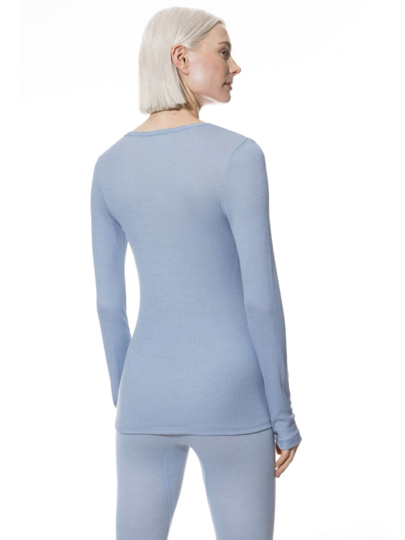 Wool Love T-Shirt Longsleeve Polar Wind