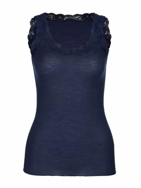 Richesse Lace Tank Top Eclipse Blue
