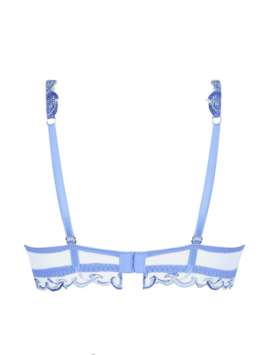Glam Push-Up Bra Bleue