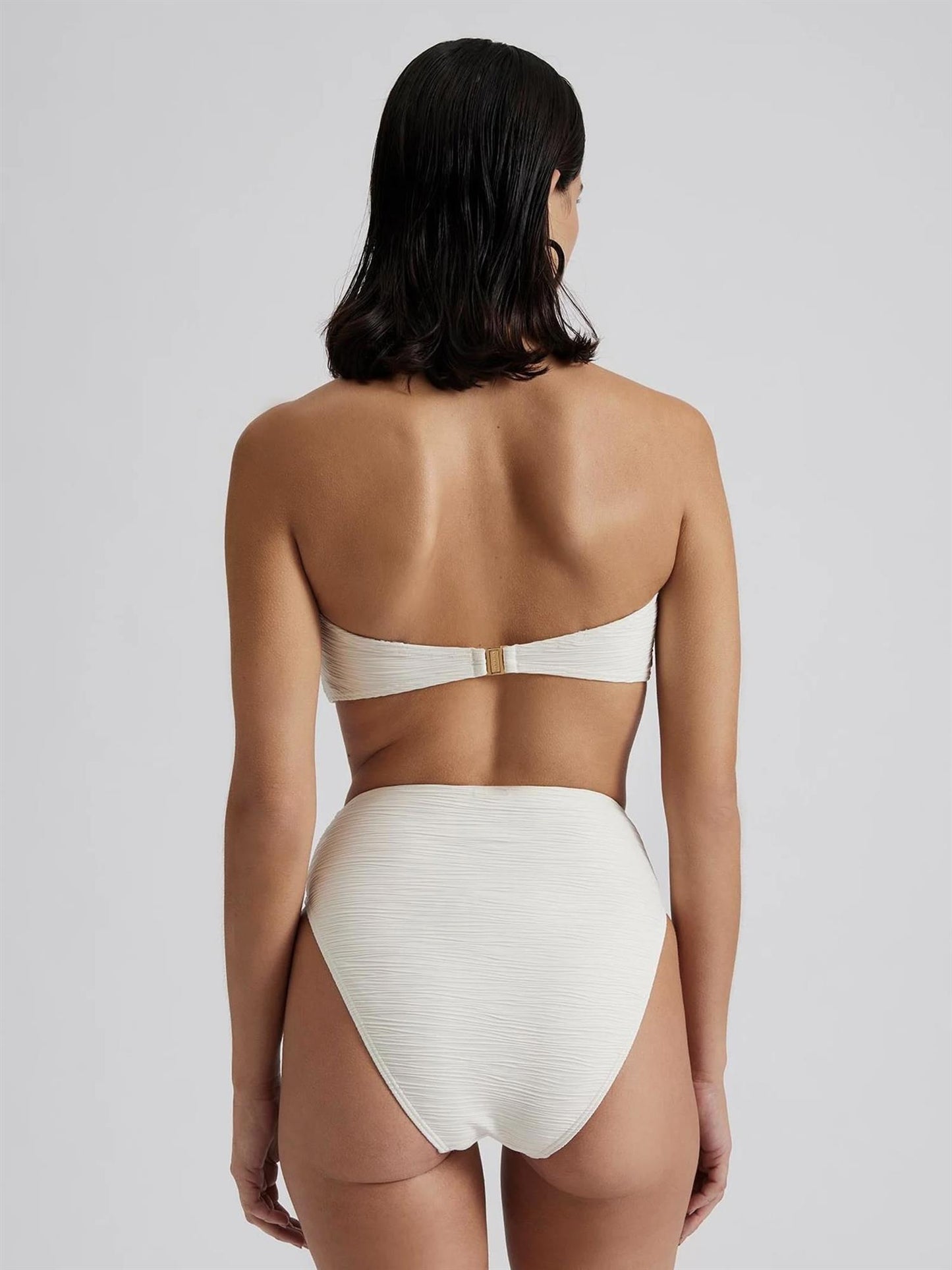 Lisa Ring Front Bandeau Bikini Top