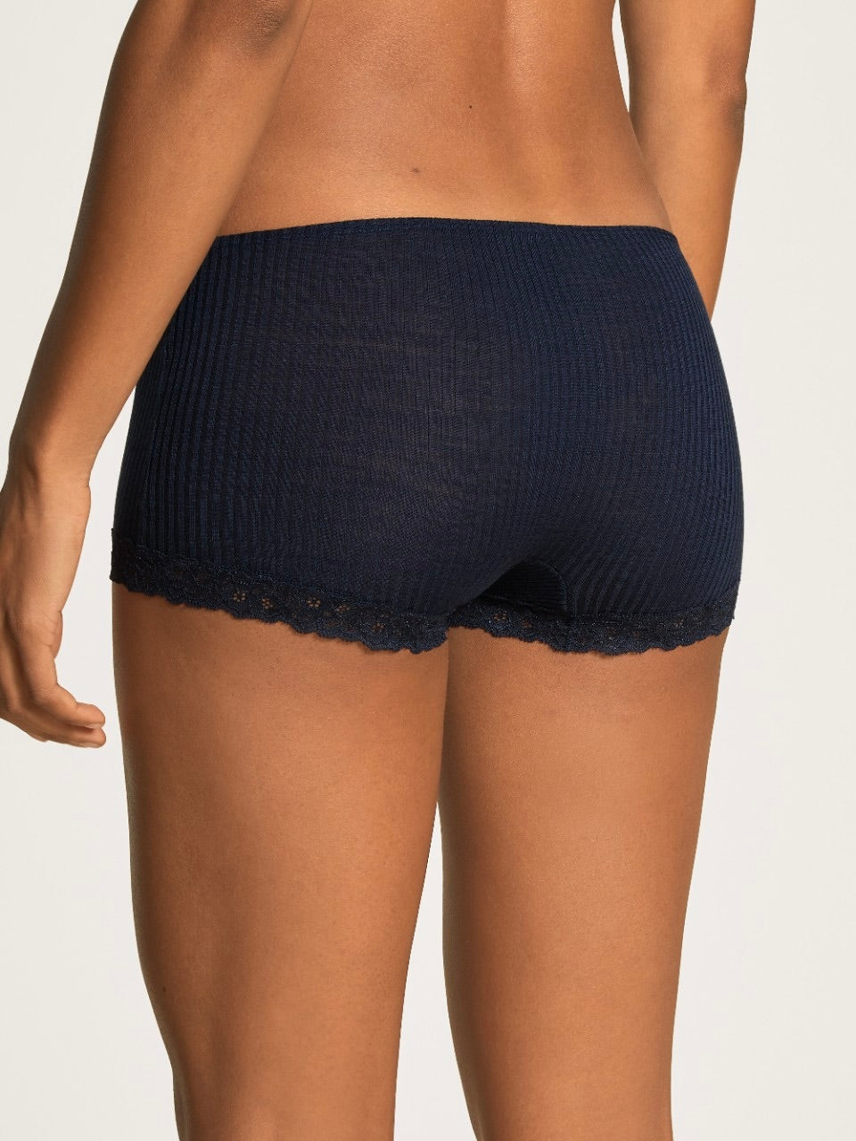 Silky Wool Joy Panty Navy