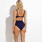 Chara Solid Bottom Navy