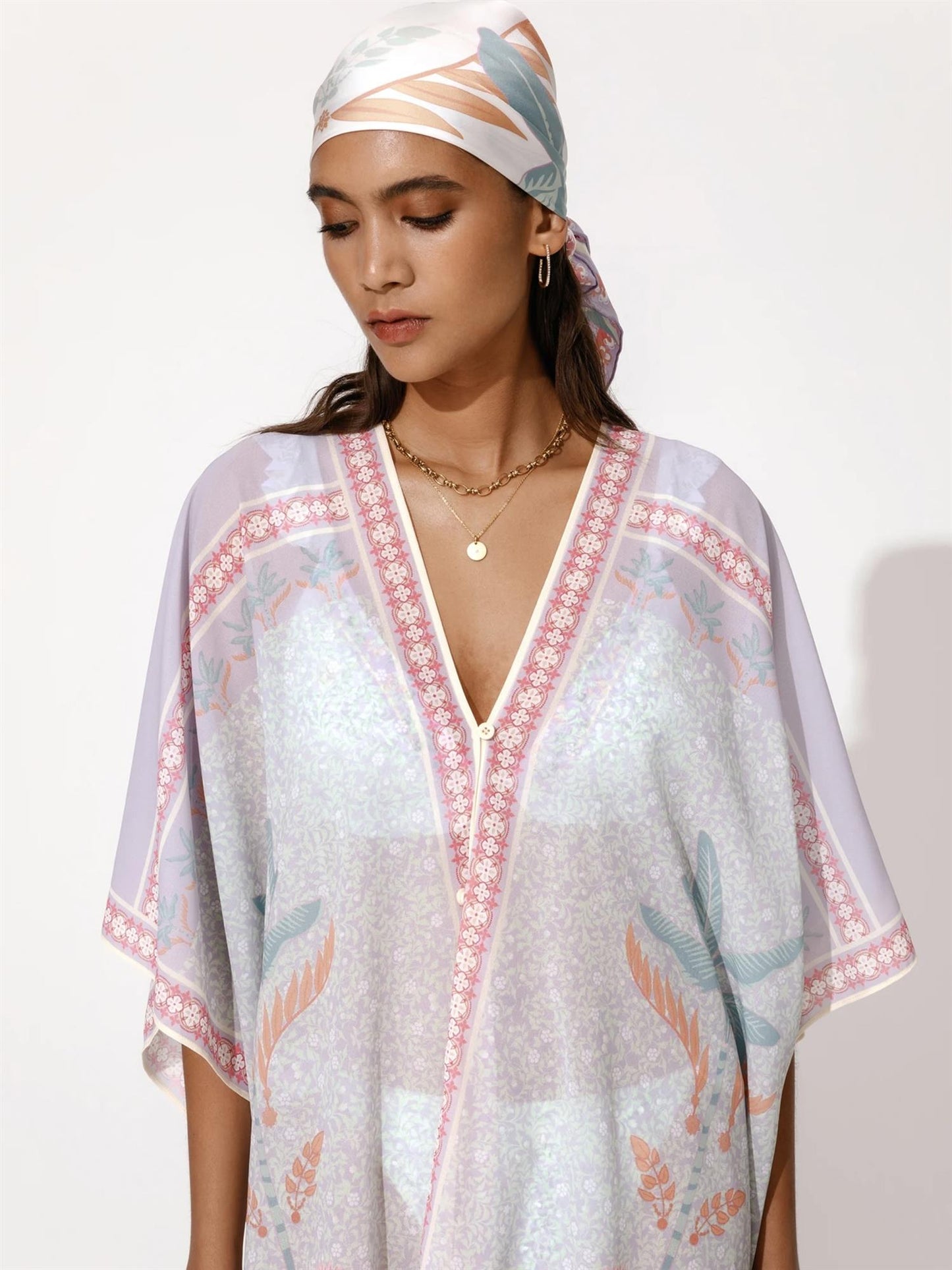 Isla Kaftan Flowy Midi