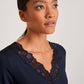Elegant Dreams Nattkjole med erm Marine