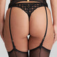 Jhana Garter Belt Black