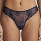 Jane Velvet Blue Thong