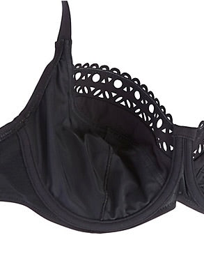 Ajourage Couture Balconet Top Black